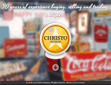 Tablet Screenshot of christoantiques.echristo.com